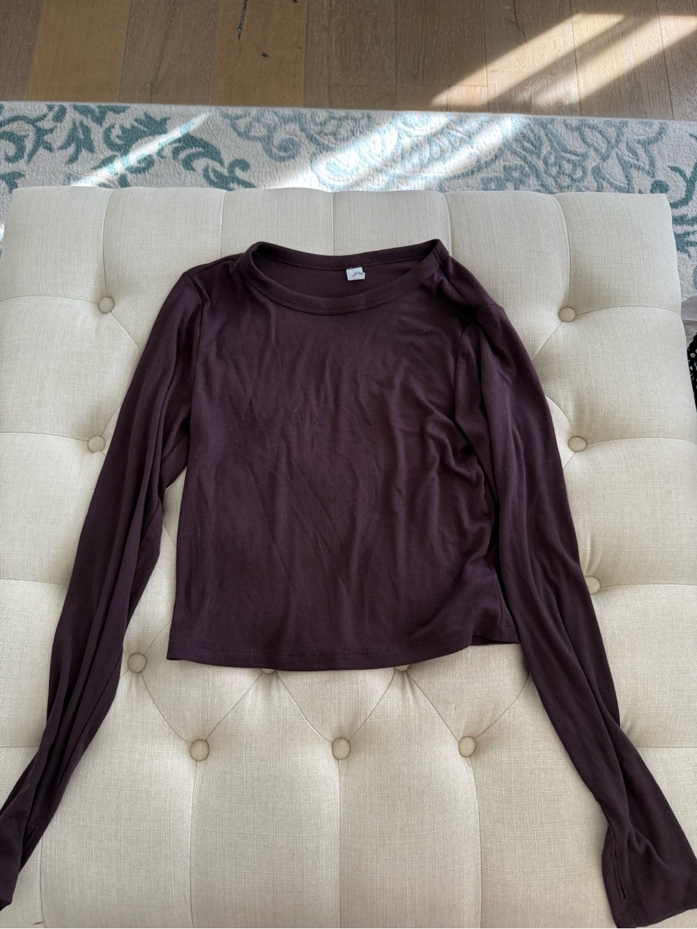 Ultralite Women's Ribbed Skirt in Dark Brown - Size M